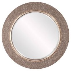 Wholesale 🔥 Round Yukon Decorative Wall Mirror Silver - Howard Elliott ❤️