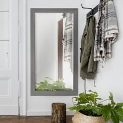 Flash Sale 💯 29.5" x 53.5" Textured Wood Grain Mirror Gray - Head West 👍