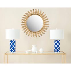 Coupon 😉 Sunburst Inca Sun Decorative Wall Mirror - Safavieh Gold ✔️