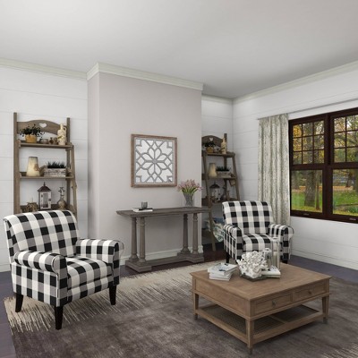 Budget βοΈ Olivia & May 30" x 30" Modern Wooden Lattice Mirrored Decor - Olivia & May π - Image 7