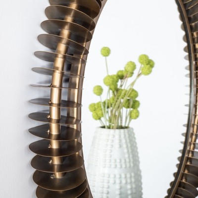 Best reviews of ⌛ Storm Mirror - Antique Brass - Safavieh 🤩 - Image 2