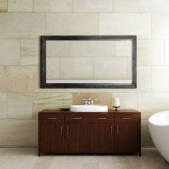 Best deal ✨ 29.5" x 41.5" Beaded Wash Frame Mirror Black - Head West ✨