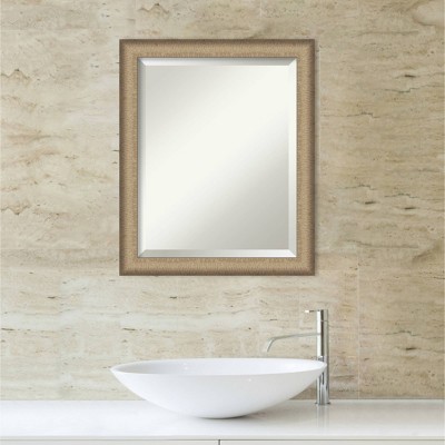 Best reviews of ๐ Elegant Brushed Framed Bathroom Vanity Wall Mirror - Amanti Art Pewter ๐ - Image 5
