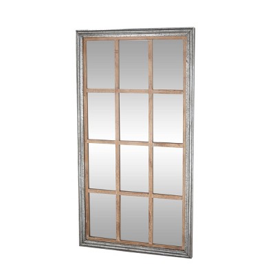 Deals π Olivia & May 35" x 67" Oversized Full Length Window Mirror with Silver Wood Frame- Olivia & May β€οΈ - Image 5