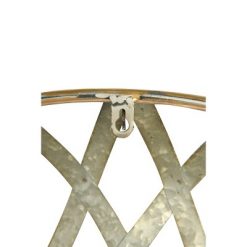 Top 10 ⌛ Round Metal Wall Mirror with Gold and Galvanized Finish - 3R Studios 🤩