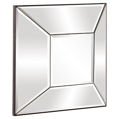 Best deal ๐ Square Stephen Decorative Wall Mirror Silver - Howard Elliott ๐คฉ