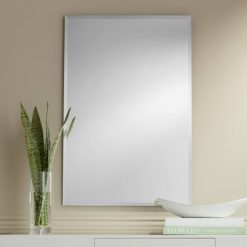 Outlet 🧨 Noble Park Brix 24" x 36" Frameless Rectangle Vanity Wall Mirror 🛒