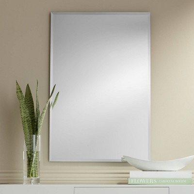 Outlet 𧨠Noble Park Brix 24" x 36" Frameless Rectangle Vanity Wall Mirror π