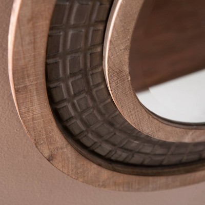 New 𧨠28" x 28" Round Gateno Decorative Wall Mirror Gold - Southern Enterprises π - Image 2