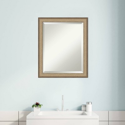 Best reviews of ๐ Elegant Brushed Framed Bathroom Vanity Wall Mirror - Amanti Art Pewter ๐ - Image 7