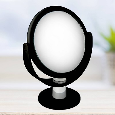 Flash Sale ๐ฏ 5" Vanity Rubberized 1X-10X Magnification Mirror - Home Details Clear โญ