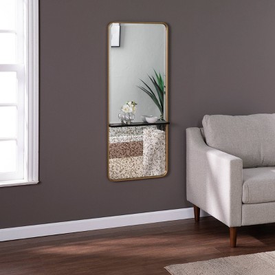Discount ๐ 20" x 48.25" Honat Rectangular Decorative Wall Mirror Gold/Black - Southern Enterprises โญ - Image 2