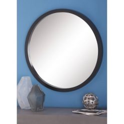 Flash Sale ๐งจ Olivia & May 32" Contemporary Wooden Framed Round Wall Mirror - Olivia & May ๐