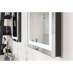Flash Sale ๐ 24" Rectangular Frameless Lighted LED Bathroom Mirror with Anti Fog - Tosca ๐