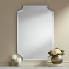 Brand new 😀 Noble Park Rectangular Cut Corners Vanity Wall Mirror Frameless Beveled Edge 24" Wide for Bathroom Bedroom Living Room Home 🔥