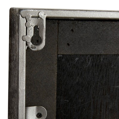 Best Sale π Olivia & May 36" x 44" Large Rectangular Wood Wall Mirror with Metal Grid Overlay Golden Brown - Olivia & May π - Image 3