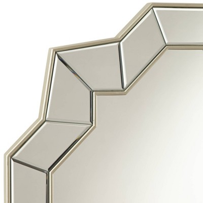 Coupon ๐ฅ Possini Euro Design Quatrefoil Vanity Wall Mirror Modern Champagne Mirrored Frame Beveled Glass 31 1/4" Wide for Bathroom Bedroom ๐ - Image 2