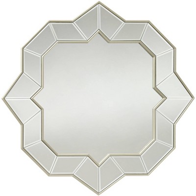 Coupon ๐ฅ Possini Euro Design Quatrefoil Vanity Wall Mirror Modern Champagne Mirrored Frame Beveled Glass 31 1/4" Wide for Bathroom Bedroom ๐ - Image 4