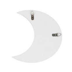 Promo 👏 Little Love By Nojo Moon Shaped Mirror Easy Hang Shatter Proof Decorative Mirror ✨