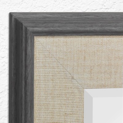 Flash Sale π 29.5" x 53.5" Textured Mat Liner Frame Mirror Gray - Head West π - Image 3