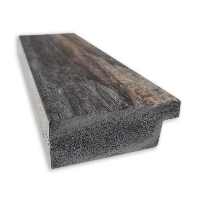 Wholesale โญ Bark Rustic Framed Bathroom Vanity Wall Mirror Charcoal - Amanti Art ๐