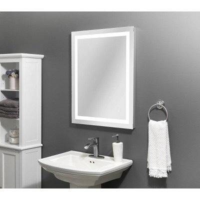 Wholesale ๐ 24"x30" Frameless Dimmable LED Wall Mirror with Anti Fog Glass - Tosca ๐คฉ - Image 3