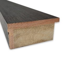 Budget 🛒 19" x 53" Hardwood Framed Full Length on the Door Mirror - Amanti Art Dark Brown 🤩