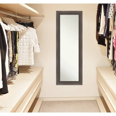 Budget π 19" x 53" Hardwood Framed Full Length on the Door Mirror - Amanti Art Dark Brown π€© - Image 6