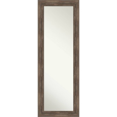 Budget π 19" x 53" Hardwood Framed Full Length on the Door Mirror - Amanti Art Dark Brown π€© - Image 9
