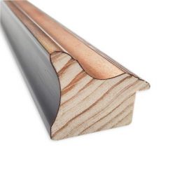 Flash Sale 🌟 17" x 51" Harmony Wood Framed Full Length On the Door Mirror Rose/Gold - Amanti Art 🔔