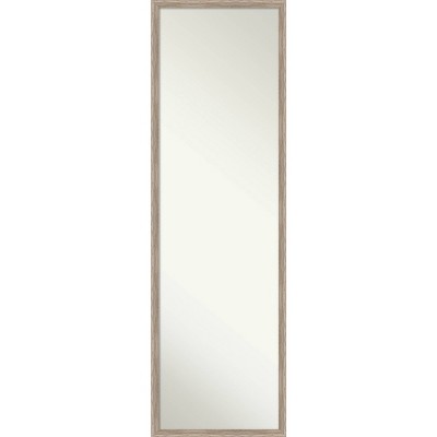Best reviews of ⭐ 15" x 49" Hardwood Wedge Framed Full Length on the Door Mirror - Amanti Art Dark Brown ❤️ - Image 9