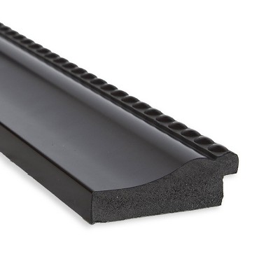 Buy ๐ 19" x 53" Astor Framed Full Length on the Door Mirror Black - Amanti Art ๐