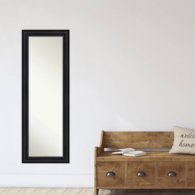 Buy ๐ 19" x 53" Astor Framed Full Length on the Door Mirror Black - Amanti Art ๐ - Image 7