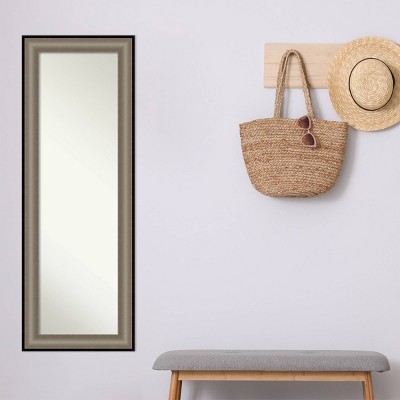 Discount ๐ 19" x 53" Imperial Framed Full Length on the Door Mirror - Amanti Art Silver โจ - Image 8