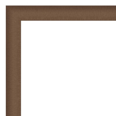 Buy โญ 17" x 51" Elegant Brushed Framed On the Door Mirror Bronze - Amanti Art โ๏ธ - Image 2