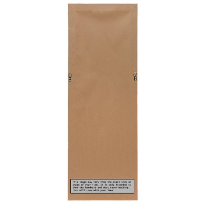 Buy โญ 17" x 51" Elegant Brushed Framed On the Door Mirror Bronze - Amanti Art โ๏ธ - Image 4