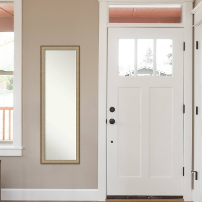 Buy โญ 17" x 51" Elegant Brushed Framed On the Door Mirror Bronze - Amanti Art โ๏ธ - Image 9