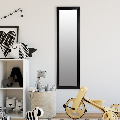 New โ๏ธ 15"x51" Black Full Length Over The Door Mirror Black - Patton Wall Decor ๐ - Image 4