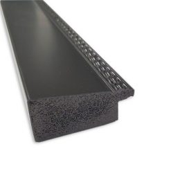 Budget ✨ 17" x 51" Avon Framed Full Length On the Door Mirror Black - Amanti Art 🌟