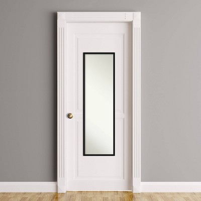 Flash Sale π Arrow Framed Full Length on the Door Mirror - Amanti Art Light Silver π - Image 7