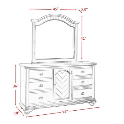 Flash Sale 🥰 Aiden Cottage Mirror White - Picket House Furnishings 💯 - Image 3