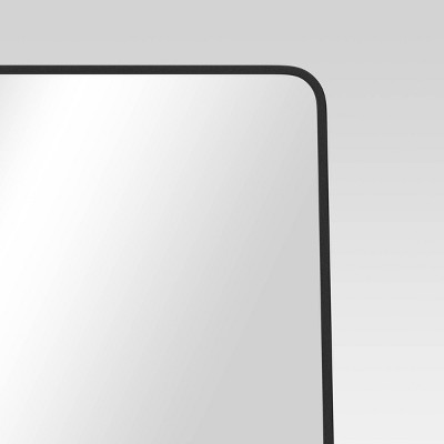 Cheap π 18" x 60" Metal Aluminum Cheval Floor Mirror Black - Threshold™ π₯ - Image 3