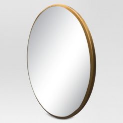 Deals 🎉 28" Round Decorative Wall Mirror - Project 62™ Brass 🥰