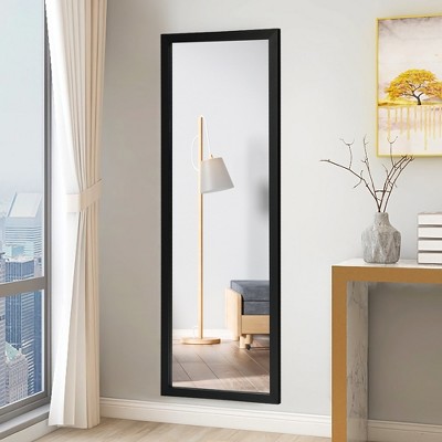 Top 10 😀 Costway Door Wall Mounted Mirror Full Length Hanging Wood Frame Mirror Decor WhiteBlackGolden 💯 - Image 3