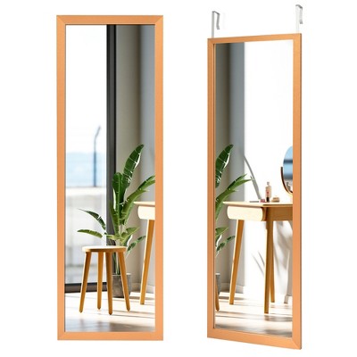 Top 10 😀 Costway Door Wall Mounted Mirror Full Length Hanging Wood Frame Mirror Decor WhiteBlackGolden 💯 - Image 9