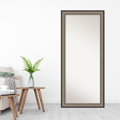 New 🛒 29" x 65" Imperial Framed Full Length Floor Leaner Mirror - Amanti Art Silver 👏 - Image 6