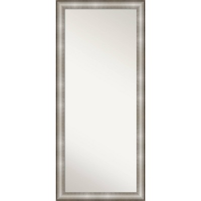 New 🛒 29" x 65" Imperial Framed Full Length Floor Leaner Mirror - Amanti Art Silver 👏 - Image 8