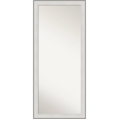 New 🛒 29" x 65" Imperial Framed Full Length Floor Leaner Mirror - Amanti Art Silver 👏 - Image 9