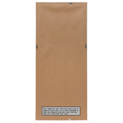 Discount โค๏ธ 27" x 63" Vista Brushed Framed Full Length Floor/Leaner Mirror Nickel - Amanti Art โ - Image 4