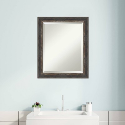 Wholesale โญ Bark Rustic Framed Bathroom Vanity Wall Mirror Charcoal - Amanti Art ๐ - Image 7